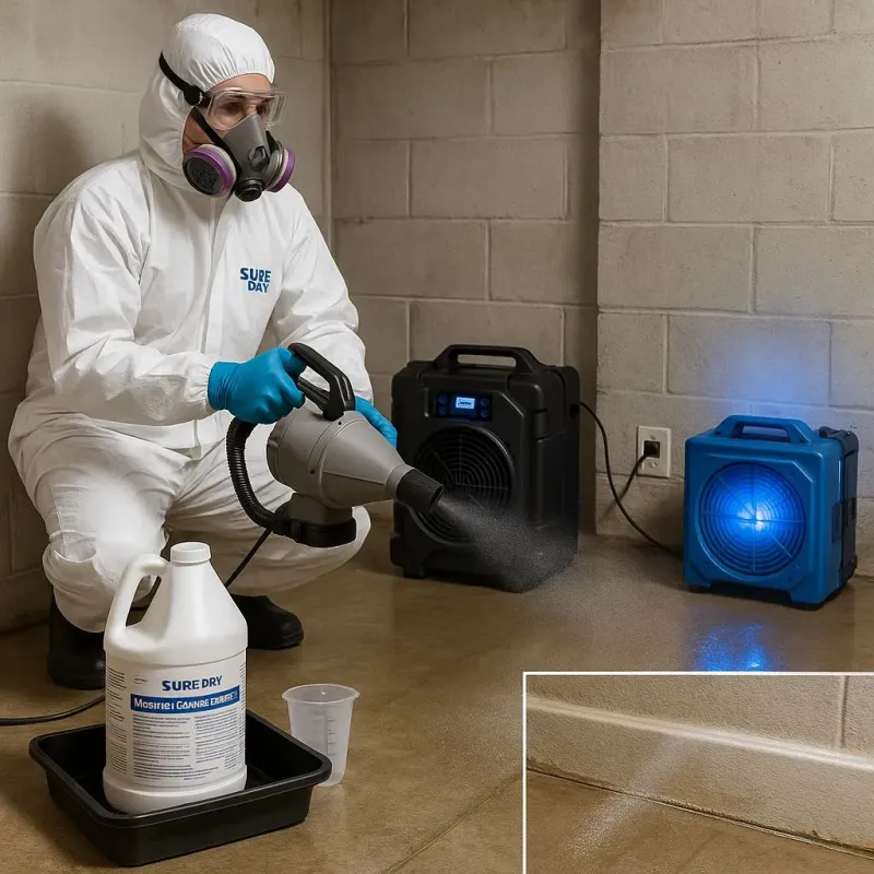 Sanitization and Odor Removal process in Trinity, NC