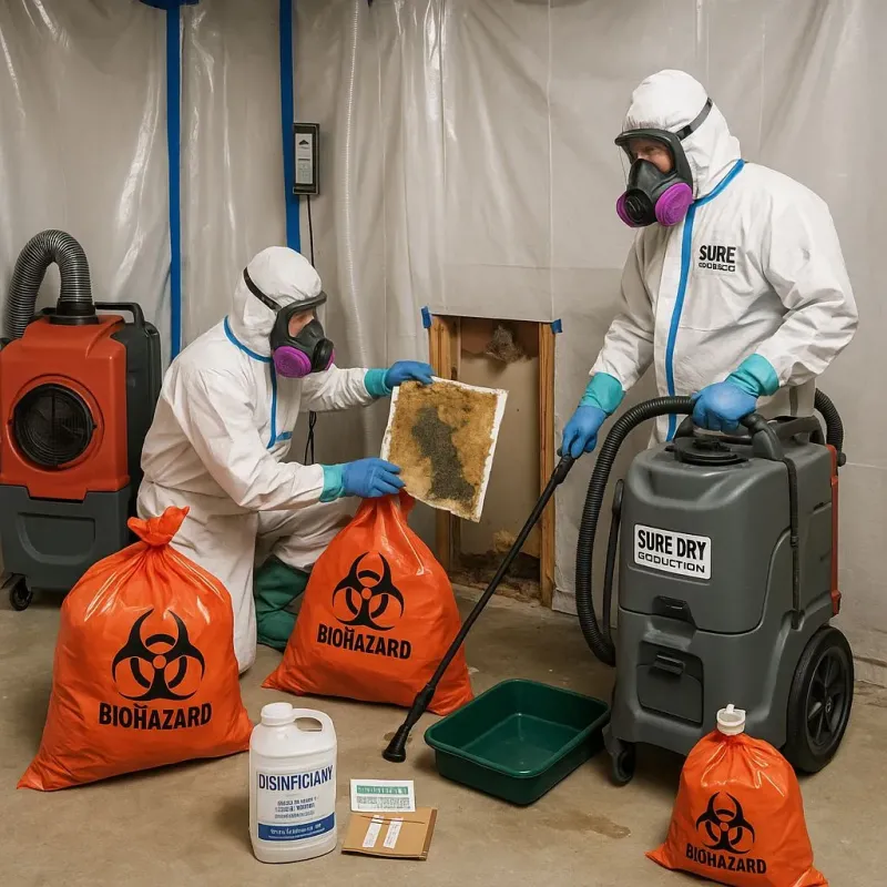 Contaminated Water Handling Protocols process in Trinity, NC